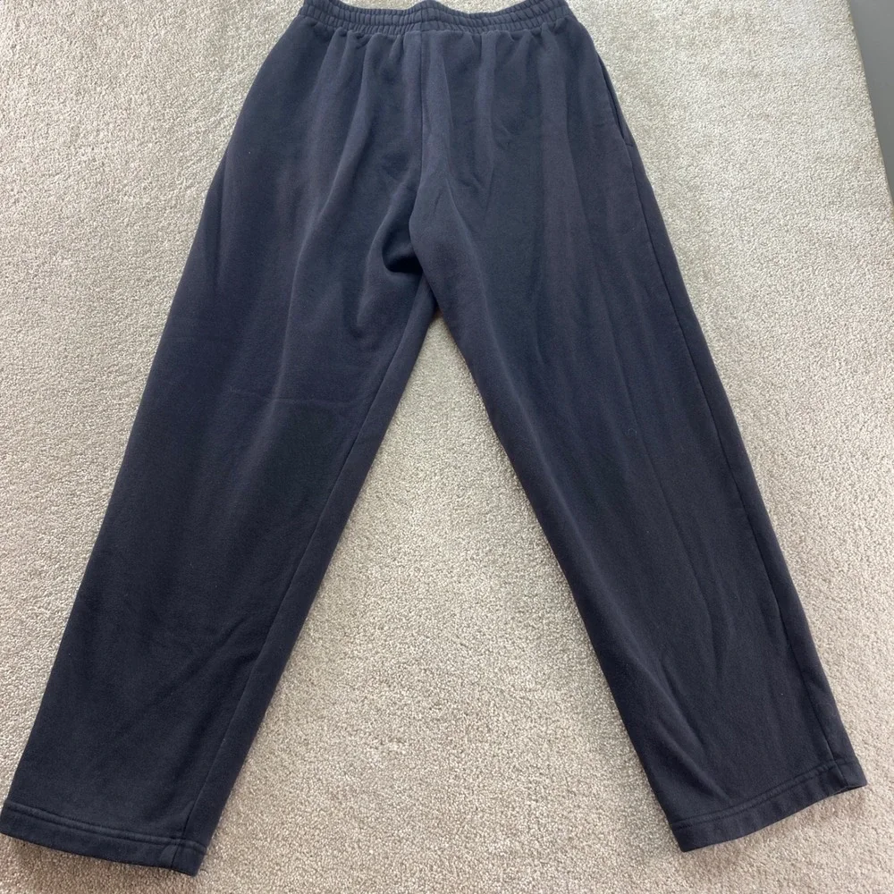 Adidas Sweatpants Mens‎ Black Size Medium Newton HS Logo Athletic Joggers
